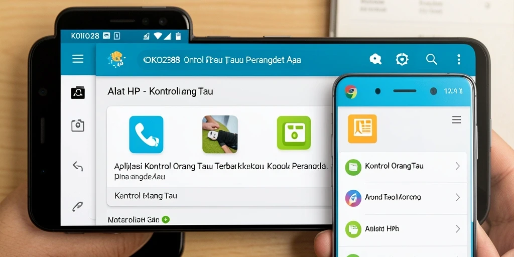 Tampilan antarmuka KOKO288 yang ramah pengguna dan fitur kontrol orang tua.