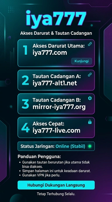 Link Alternatif Aman untuk Akses iya777